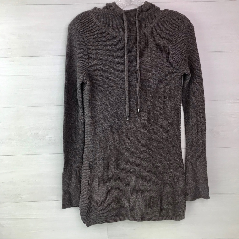 Akini Athleisure Plum/Gray Hooded Run Shirt Size S